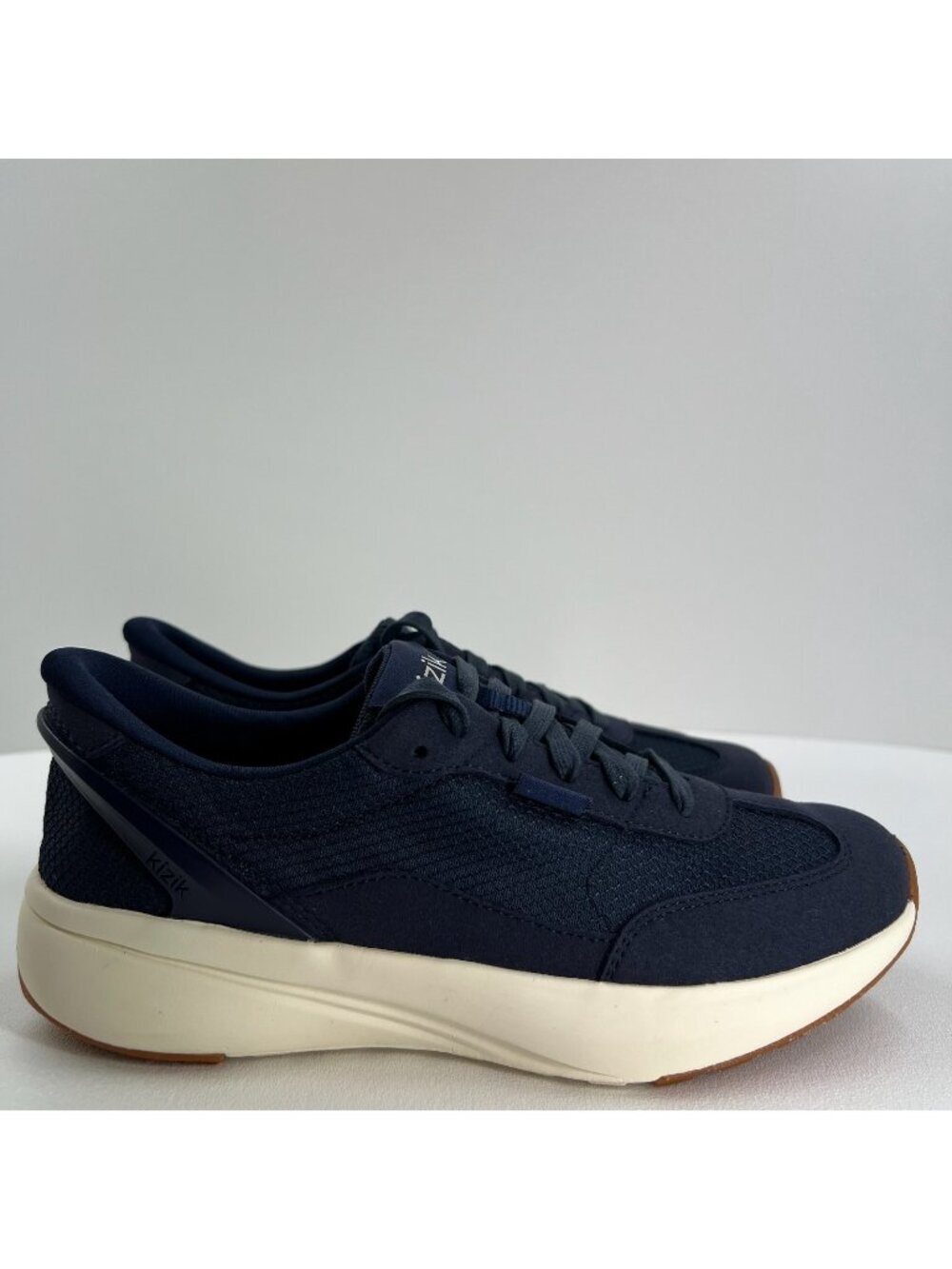Kizik Charlotte Hands-Free Slip On Sneakers Womens US 7 Mesh Naval Academy Navy